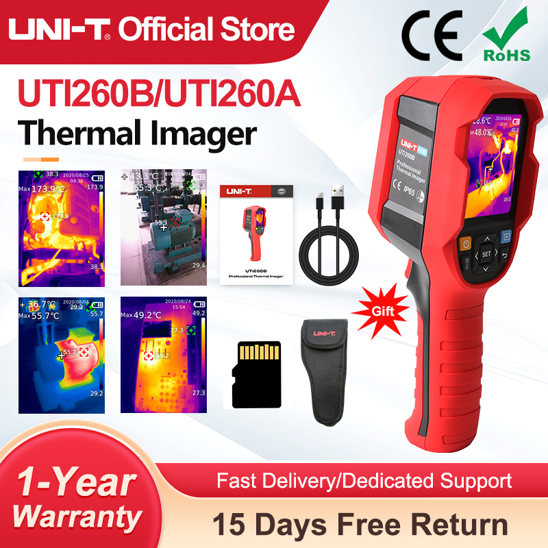 Thermal Imaging Camera 256X192 - Kamera Pencitraan Termal UNI-T UTI260B UTI260A