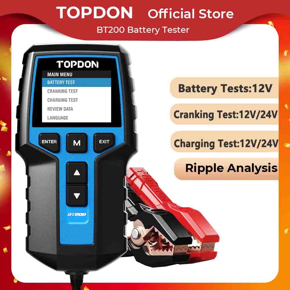 Topdon Tc001 Thermal Camera - TOPDON BT200 Alat Uji Baterai Portabel