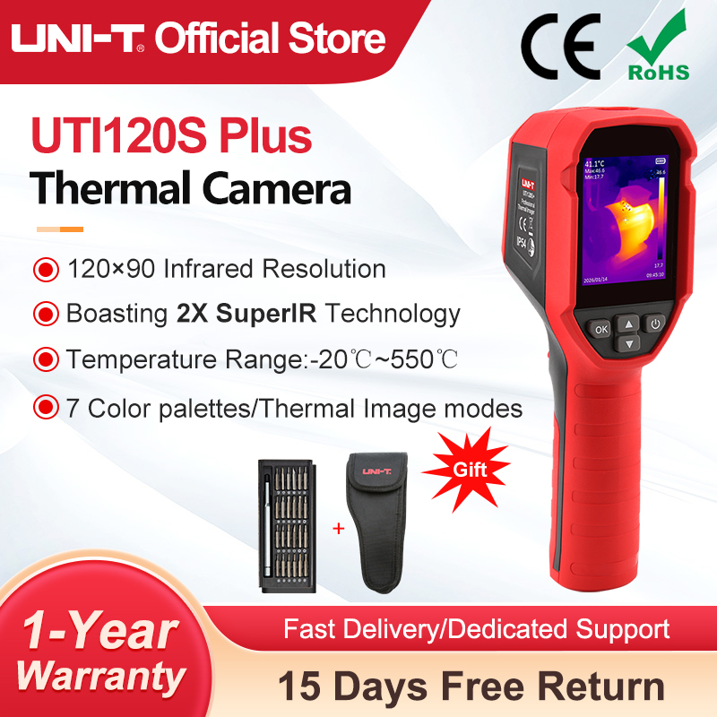 Nf 521 Thermal Imaging Camera - Kamera Pencitraan Termal UNI-T UTI120S+ 120×90