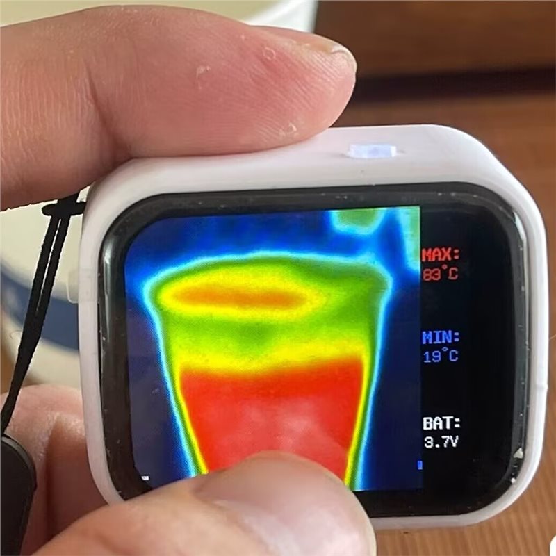 Underfloor Heating Thermal Detector - Perangkat Pencitraan Termal Mini Saku Layar