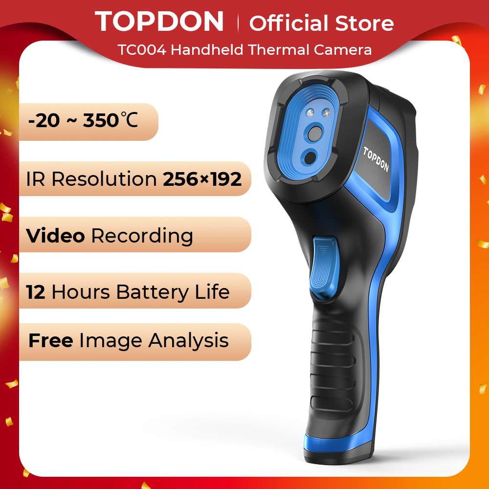 Topdon Tc001 Thermal Camera - TOPDON TC004 Kamera Pencitraan Pemindai Termal