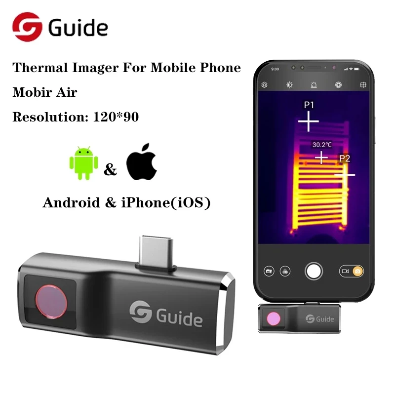Kamera pencitraan termal infra - Infiray P2 Pro Macro Lens ulasan dan harga