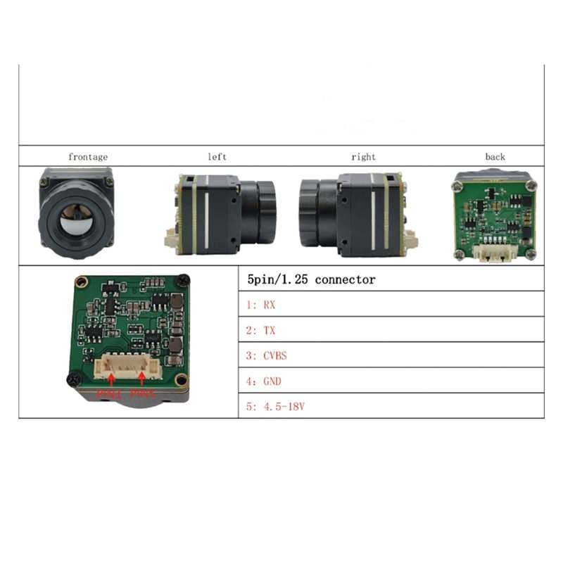 Modul Pencitraan Termal B24B K - Thermal Imaging Camera 256X192 ulasan dan harga