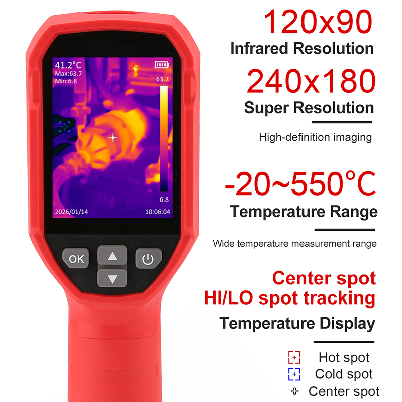 Kamera Pencitraan Termal UNI-T - Nf 521 Thermal Imaging Camera ulasan dan harga