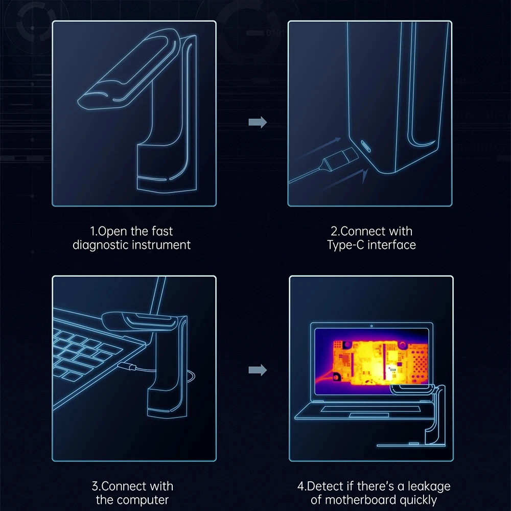 Kamera Pencitraan Termal Infra - Shortcam Thermal Imaging Pcb ulasan dan harga