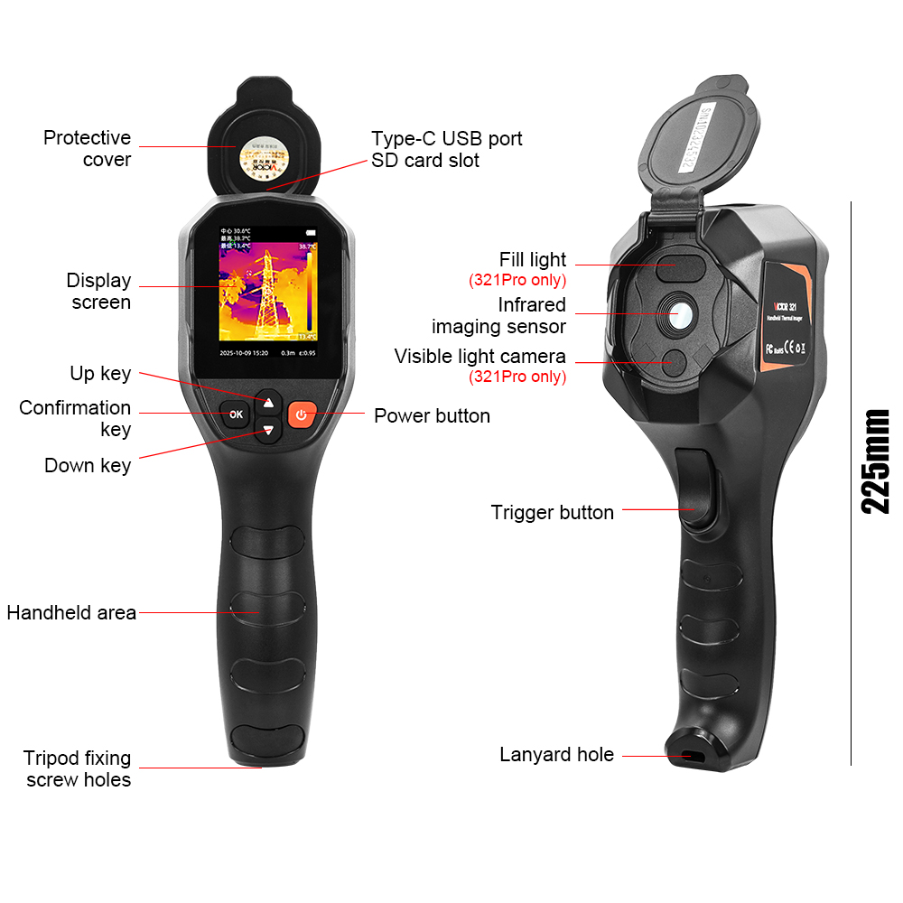 VICTOR 31 Kamera Pencitraan Te - Nf 521 Thermal Imaging Camera ulasan dan harga