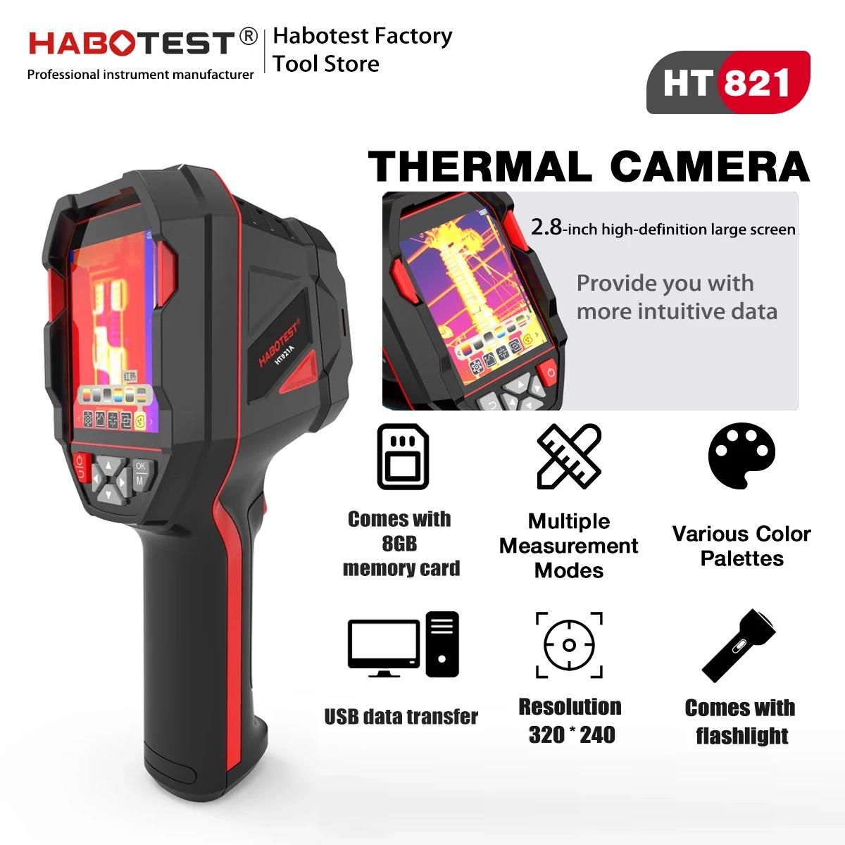HABOTEST HT821A Kamera Termal  - Nf 521 Thermal Imaging Camera ulasan dan harga