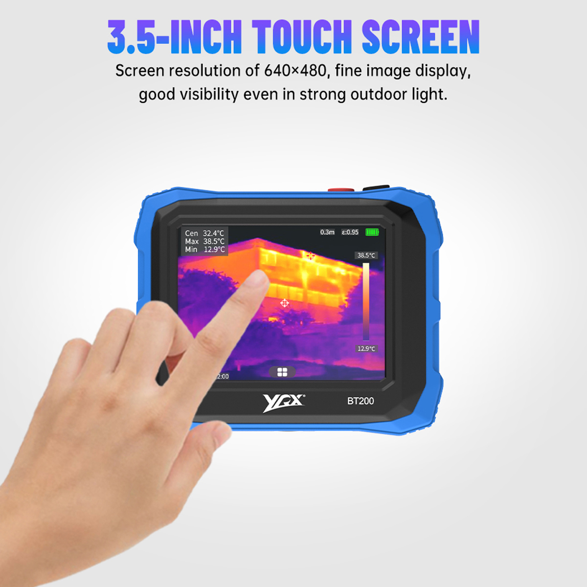 YRX BT200 Pencitraan Termal Pa - Thermal Imaging Camera 256X192 ulasan dan harga