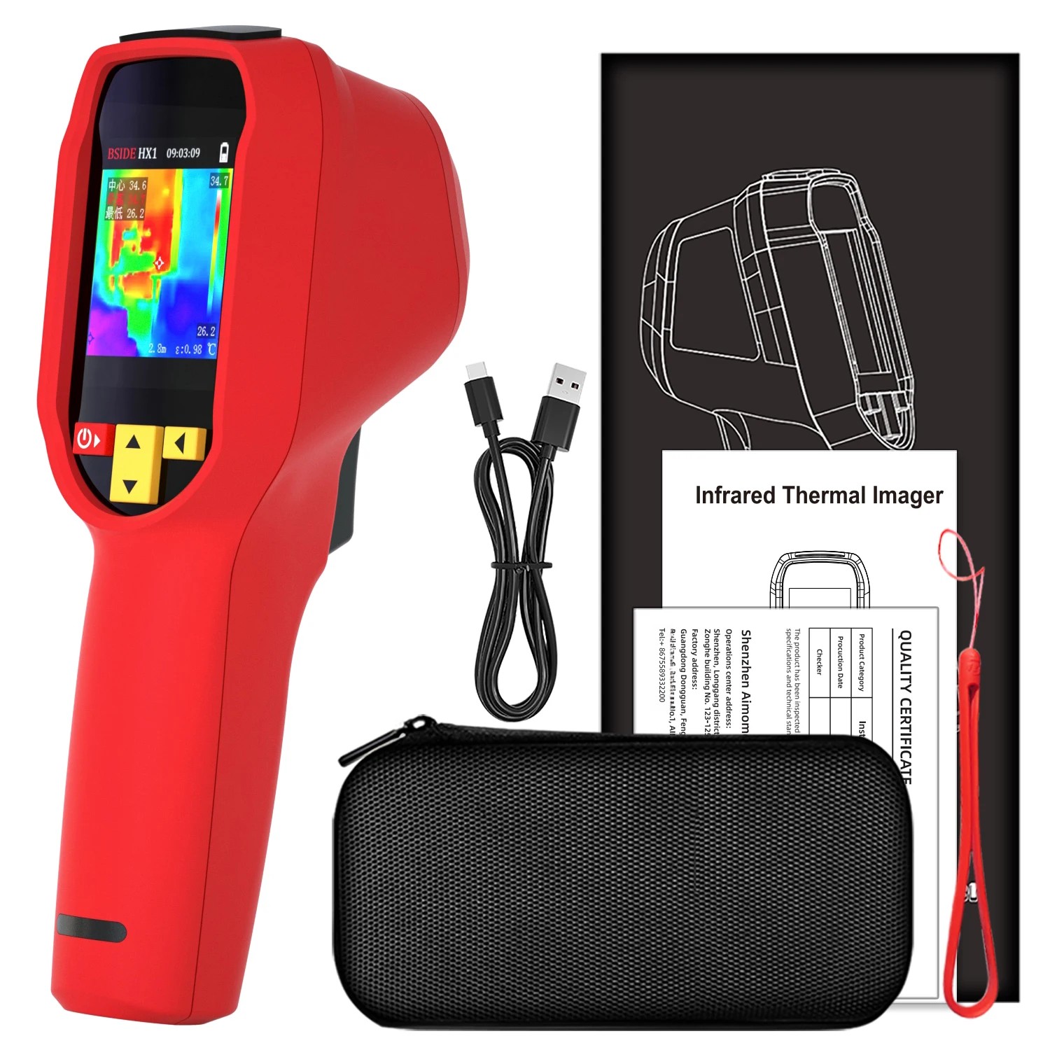 BSIDE HX1 240X240 Pencitraan T - Thermal Imager Pcb Repair ulasan dan harga