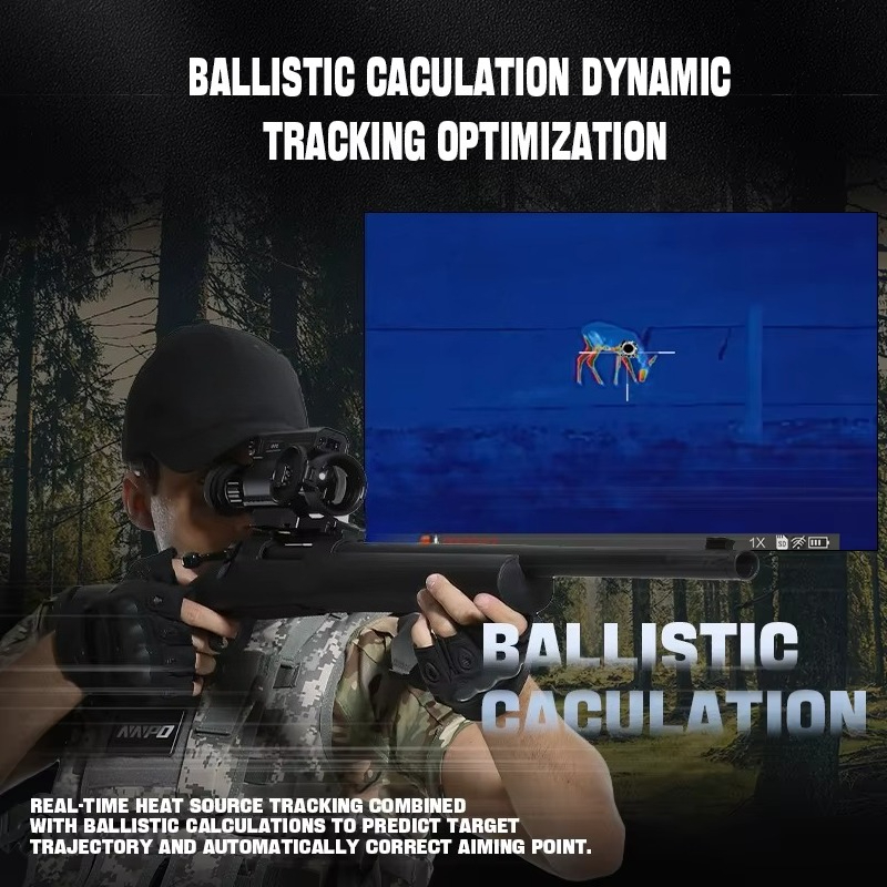 TRS-325LRF Resolusi 384X288 Ta - Hunting Thermal Imaging Scope ulasan dan harga
