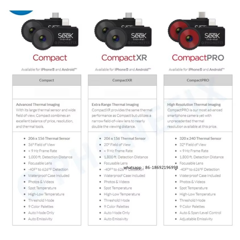 Untuk Kamera Pencitraan Termal - Seek Compact Pro Android ulasan dan harga