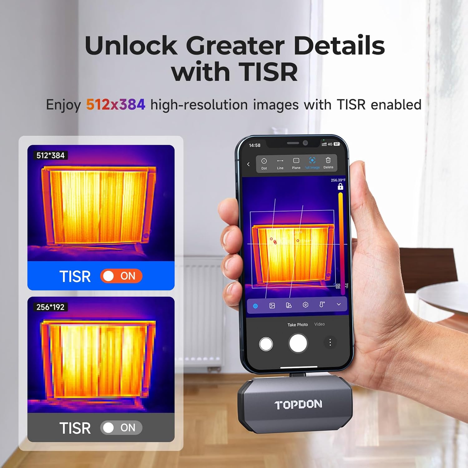 Kamera Termal TOPDON TC001/TC0 - Topdon Tc001 Thermal Camera ulasan dan harga