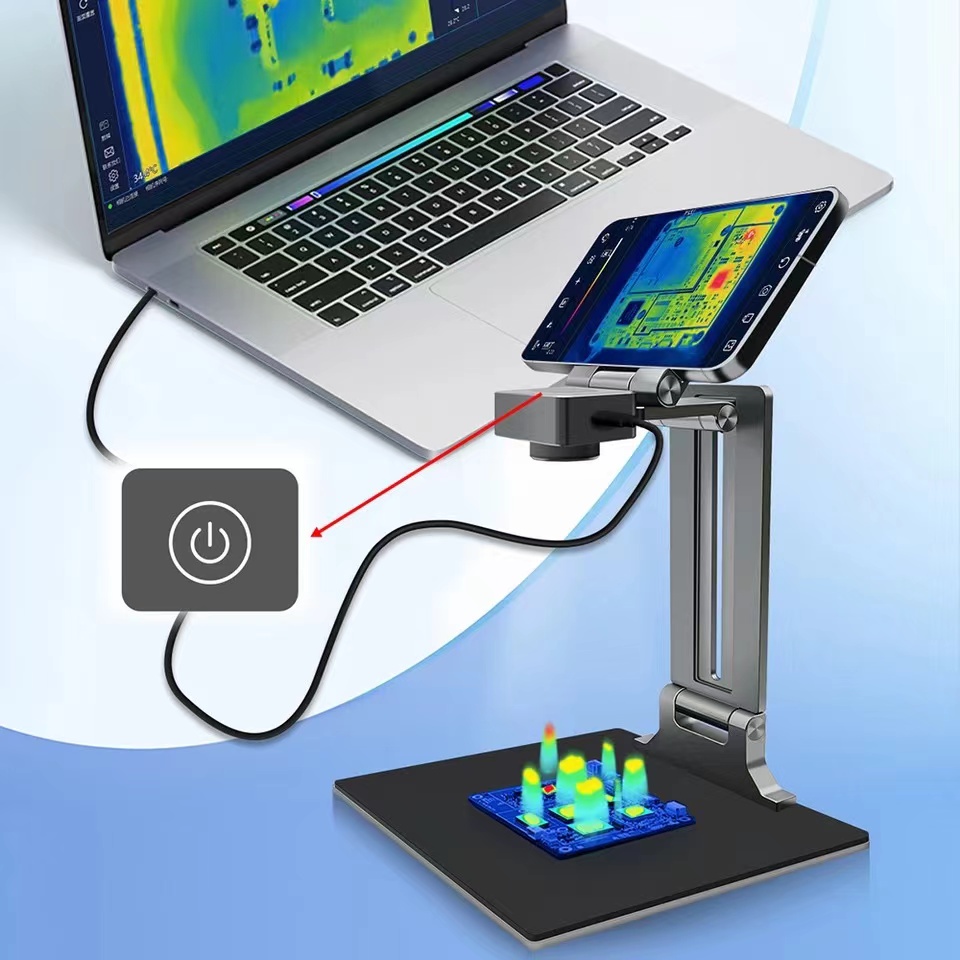 CA-09D 3D Thermal Imaging Anal - Thermal Imaging Camera 256X192 ulasan dan harga
