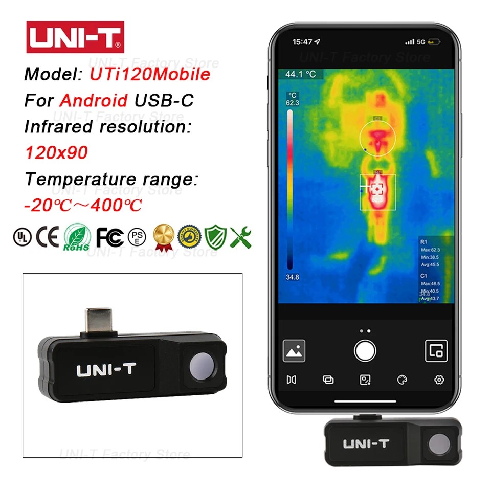 Kamera Pencitraan Termal Infra - Thermal Imaging Camera 256X192 ulasan dan harga