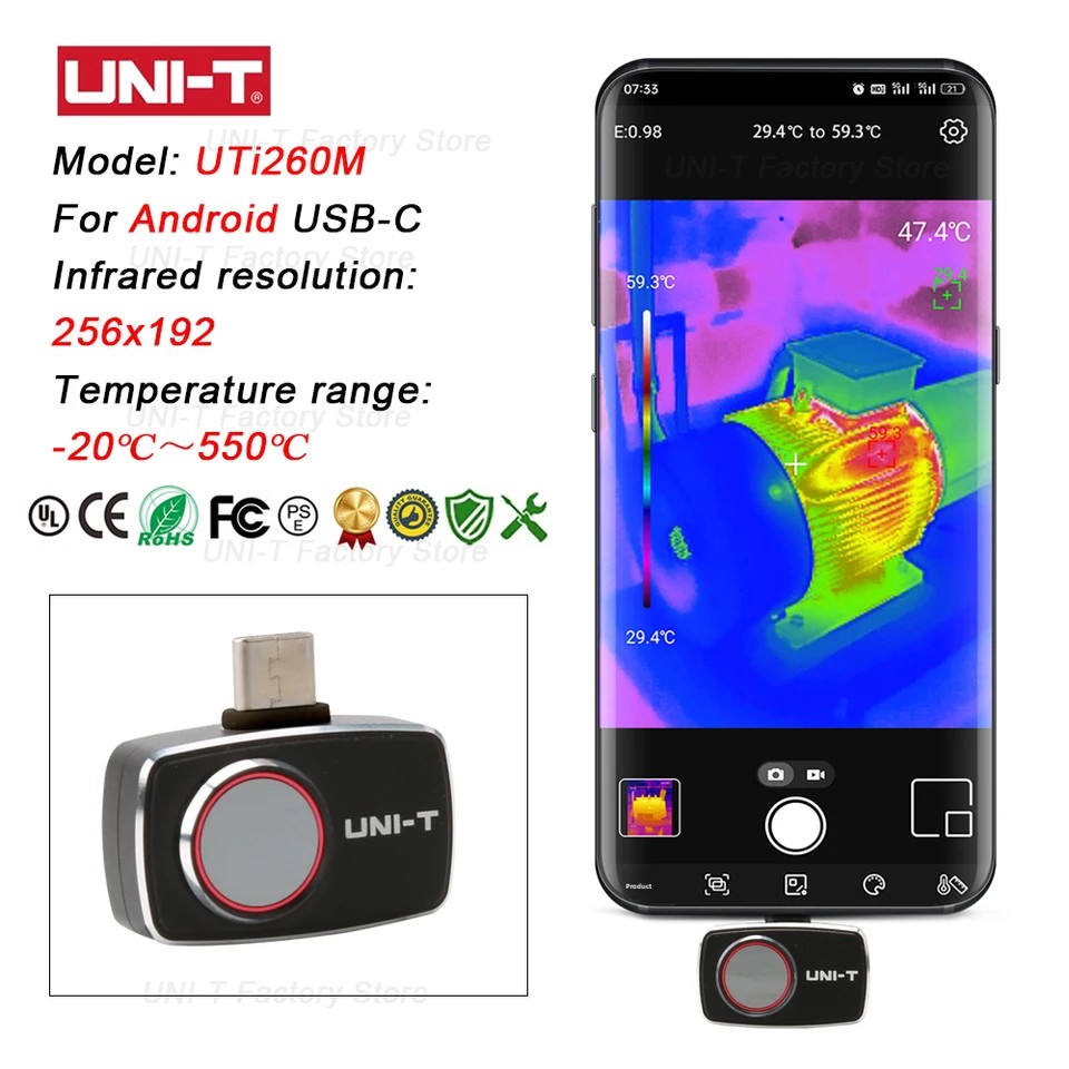 Kamera Pencitraan Termal Infra - Thermal Imaging Camera 256X192 ulasan dan harga