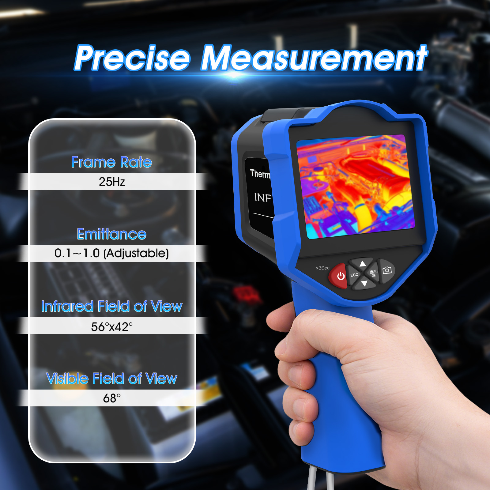 Kamera Pencitraan Termal HoldP - Thermal Imaging Camera 256X192 ulasan dan harga